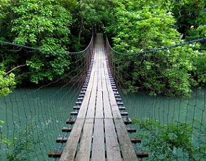 Ponte sobre a água